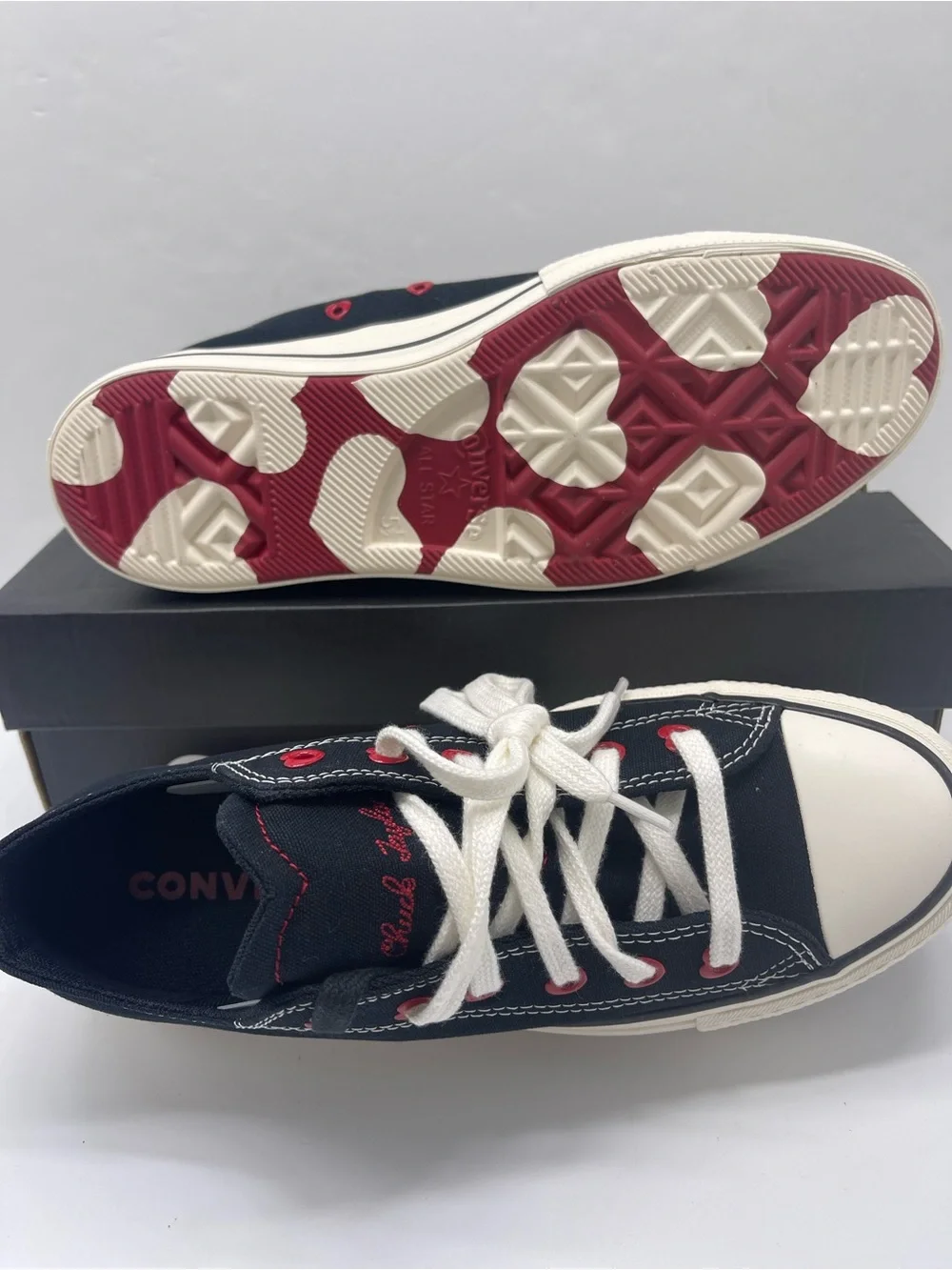 Converse CTAS Lift Ox Platform Sneakers Black Egret Days Ahead A19059C NWT